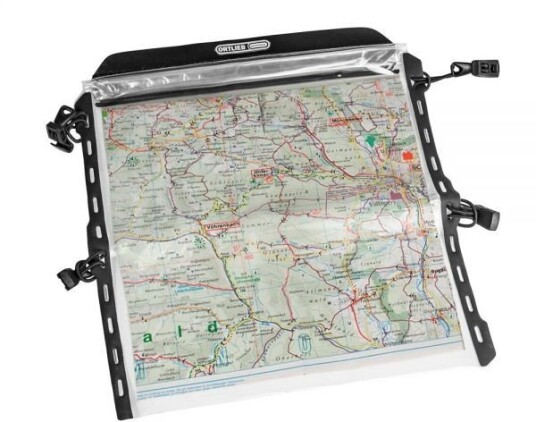 ORTLIEB Map-Case for Ultimate Sykkelveske (28x27cm) - Svart / Gjennomsiktig