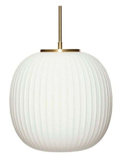 Hübsch - Serene Pendel Ø32 Opal/Brass