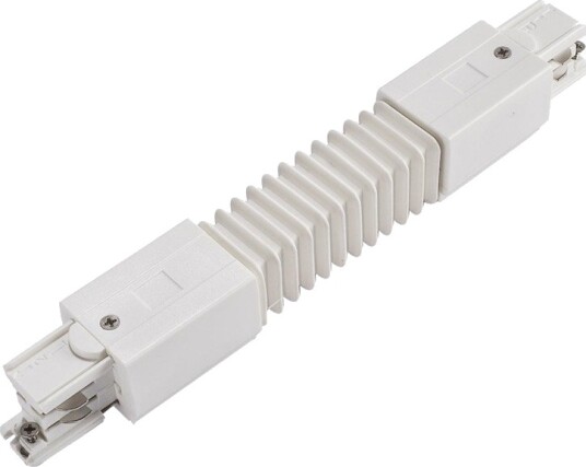 Spectrum Fleksibel samler til 3 faset skinner   Hvit Spectrum