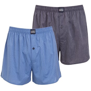 Jockey Boxer Woven 2P - Blue - 6XL Jockey Boxer Woven 2P - Blue - 6XL
