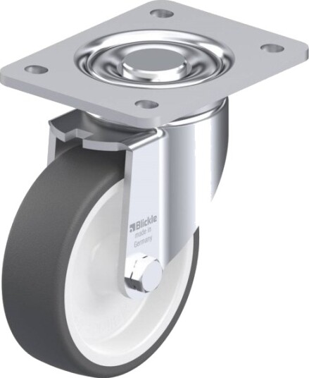 Blickle 44891 Lh-Poth 125G-3 Hjul, Hjuldiameter 125 Mm, Bæreevne (Maks.) 350 Kg, 1 Stk