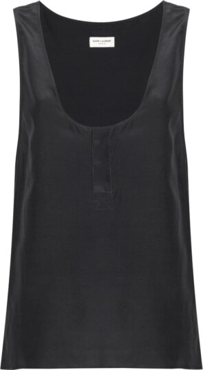 Saint Laurent Dame Bluser & Skjorter Grå M, Saint Laurent Dame Bluser & Skjorter Grå M,
