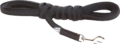 Julius K9 Gummiert Hundekobbel 14mm med Håndtak Grå-Svart 5m