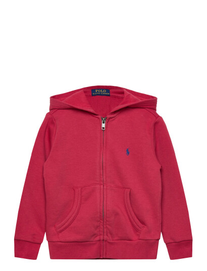 Ralph Lauren Kids French Terry Full Zip Hoodie Red 88 93
