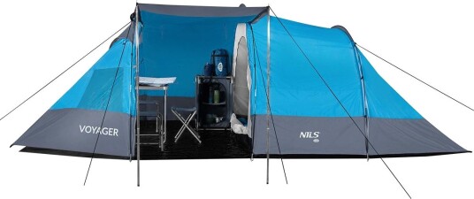 Nils telt Extreme Voyager NC3027 4 manns campingtelt Bl??