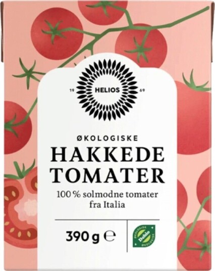 Helios Hakkede Tomater Øko 390gr