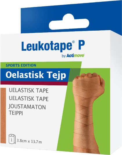 Actimove Leukotape P uelastisk tape 3,8 cm x 13,7 m 1 stk