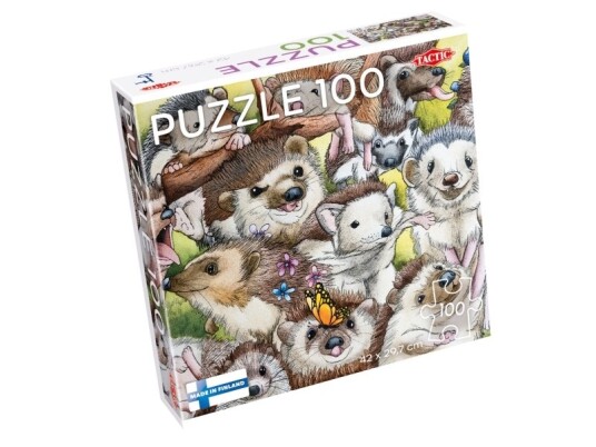 Tactic Puzzle Lovers Hedgehogs 100 Pcs Puzzle