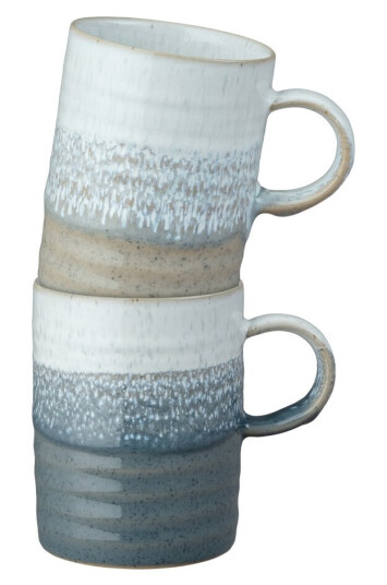 Denby  Krus 40 cl 2 stk Taupe/Slate