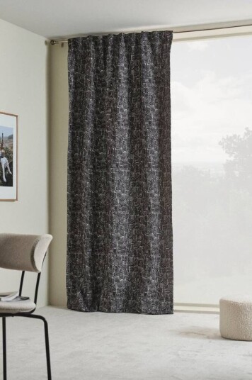 Jotex GIBS gardin med multifunksjonsbånd 2-pk Svart 1742026-02-220 1742026-02-250