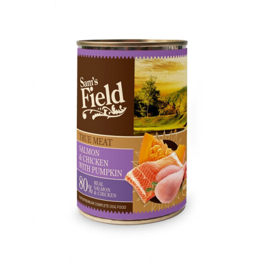 Sam'S Field Salmon & Chicken 400 G
