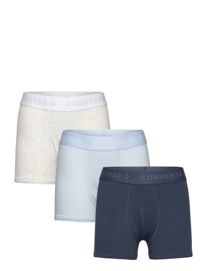 Converse Chb Boys Classic 3Pk Boxer Bri Multi/patterned 116/132 Converse Chb Boys Classic 3Pk Boxer Bri Multi/patterned 116/132