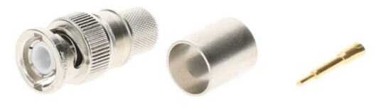 Klotz BN5A213CPT BNC Connector 50 Ohm RG213 HB E