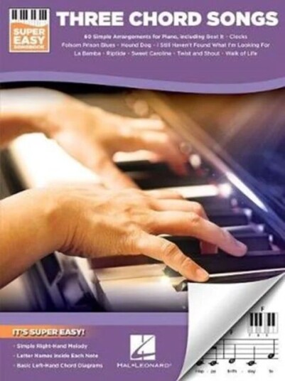 Three Chord Songs - Super Easy Songbook Av Hal Leonard Publishing Corporation Three Chord Songs - Super Easy Songbook Av Hal Leonard Publishing Corporation