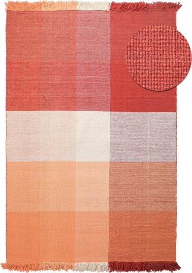Ullteppe Chaves rød/oransje Størrelse: 200 x 290 cm