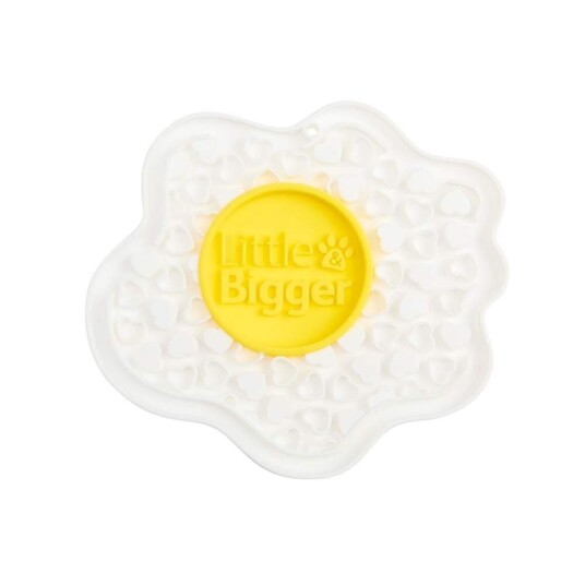 Little&Bigger Breakfast Club Slikkematte Stekt Egg Little&Bigger Breakfast Club Slikkematte Stekt Egg