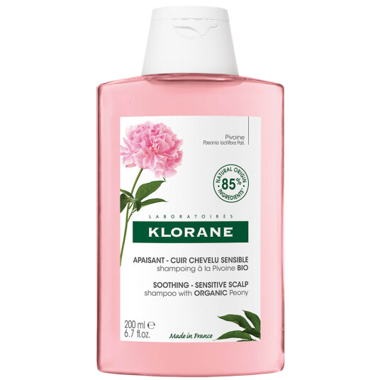 KLORANE Soothing Shampoo with Organic Peony for Sensitive Scalps 200ml KLORANE Soothing Shampoo with Organic Peony for Sensitive Scalps 200ml