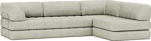 CozyPad L formet sovesofa med armlener B 6002739