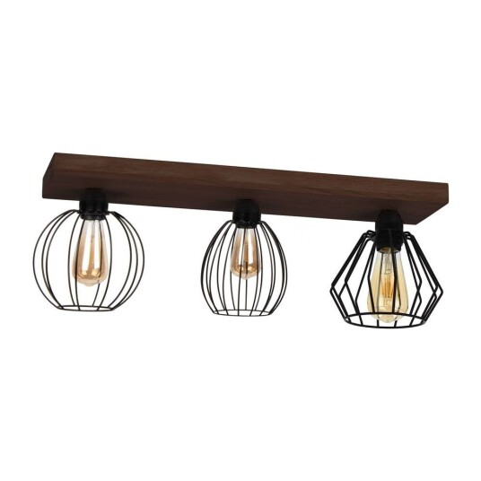 Envostar - Various 3 Taklampe Dark Pine Wood