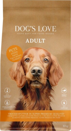 Dog´S Love Tørrfôr Adult Kalkun 2 X 12 kg