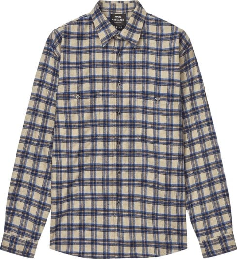 Mads Nørgaard Italian Wool Marcel Loto Shirt OVERLAND TREK CH. L