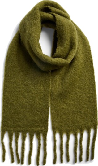 Pieces Pclulu Solid Long Scarf Pwp Bc SPHAGNUM One Size
