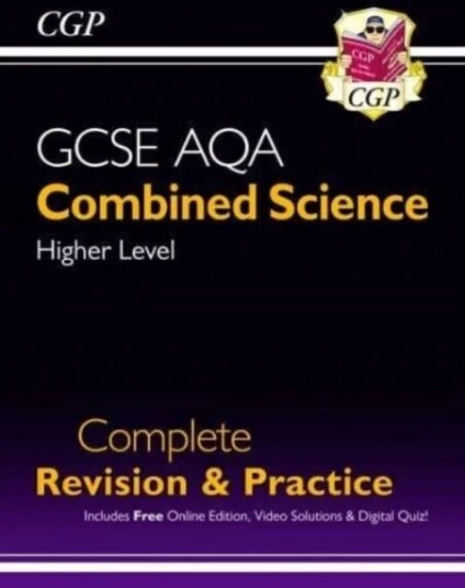 New GCSE Combined Science AQA Higher Complete Revision & Practice w/ Online Ed, Videos & Quizzes av CGP Books