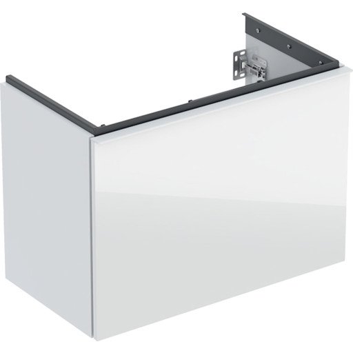 Geberit Acanto servantskap 74x41,5 cm hvitt glass