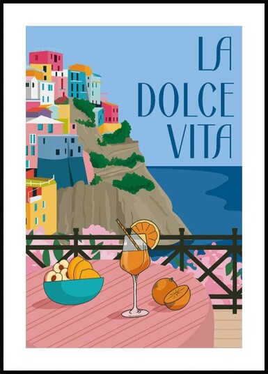 La Dolce Vita Plakat Plakat / 21x30cm