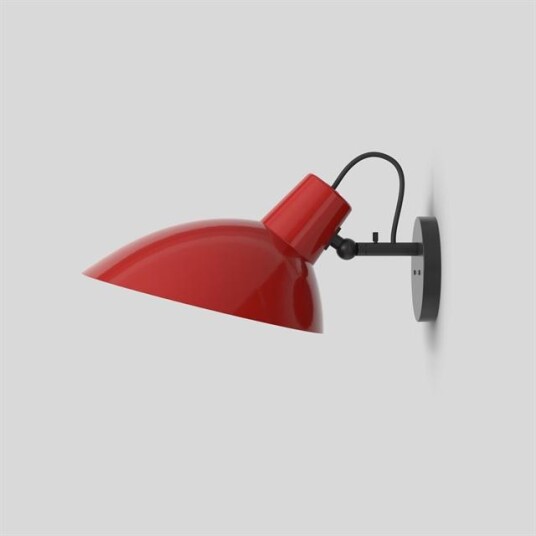 Astep VV Cinquanta Vegglampe Sort/Rød Astep VV Cinquanta Vegglampe Sort/Rød