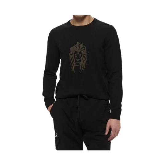 Ice Play Herre Strikkevarer Svart M Ice Play Herre Strikkevarer Svart M
