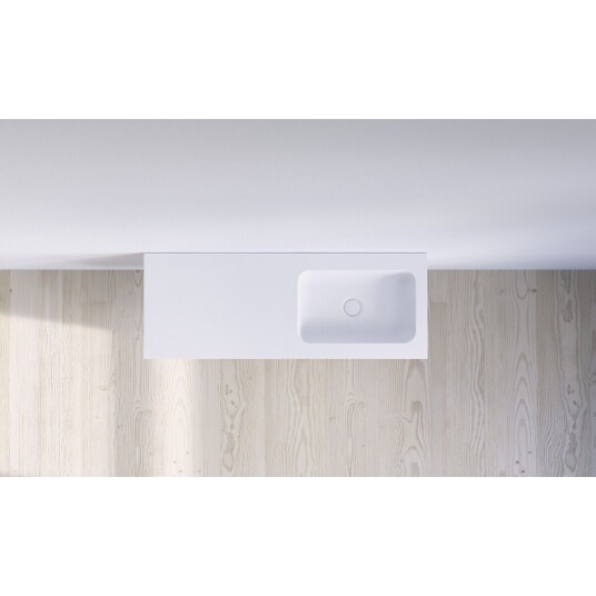 Copenhagen Bath SQ2 Servantskap 120 120x45x28.8 cm med servant Hvit Matt