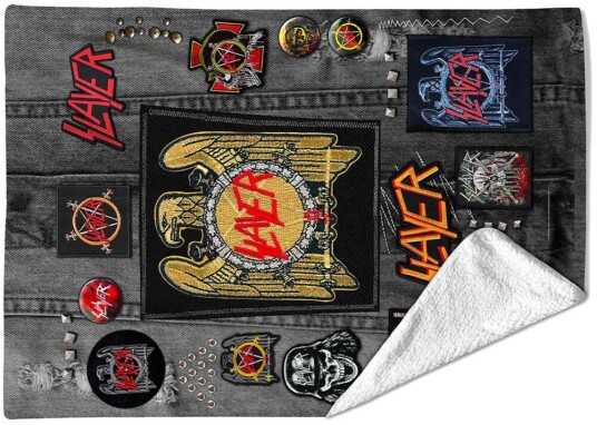 Rocksax Slayer Battle Vest Sherpa Fleece Blanket 60 in x 80 in 78899338