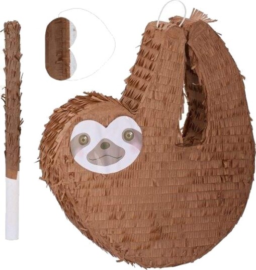 Rxs Pinata dovendyr med kølle og maske 10050344