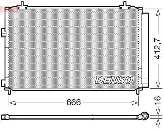 Kondensator DENSO DCN50059 Kondensator DENSO DCN50059