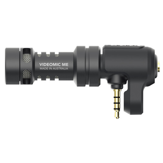 Røde VideoMic Me Kondensator Mikrofon for Mobil med Kardiode Karakteristikk Svart