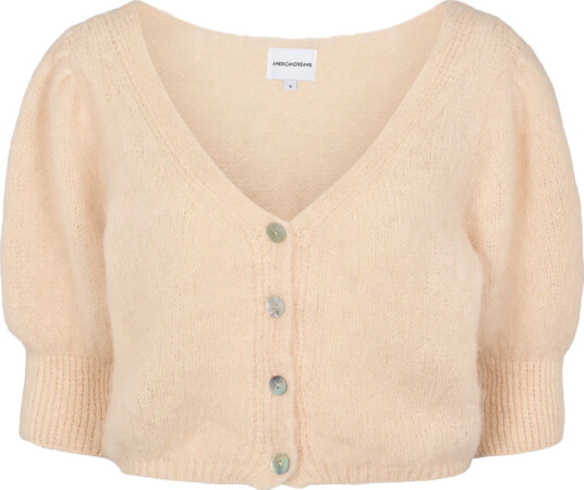 Americandreams Dame Strikkevarer Beige S,