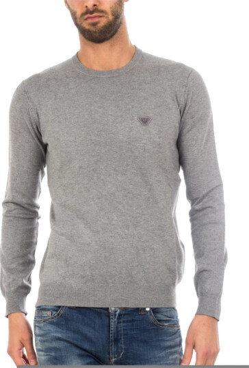 Giorgio Armani Armani Jeans Herre Strikkevarer Grå S Giorgio Armani Armani Jeans Herre Strikkevarer Grå S