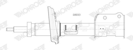 Støtdemper MONROE G8693 Støtdemper MONROE G8693