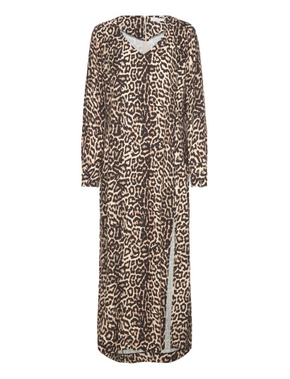 Coster Copenhagen Dress In Leo Print - Brown - 36