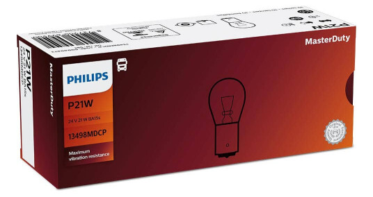 Philips pære P21W MasterDuty 10 pakning