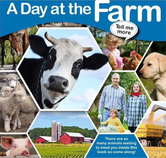 GLOBE Tell Me More   A Day  At The Farm   Multi/patterned   ENGLISH