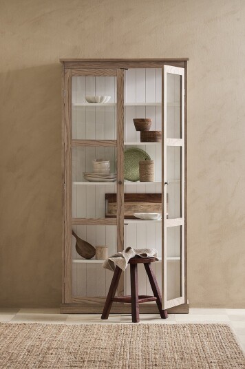 Ellos Home   Vitrineskap Wilma Soap finish   Natur