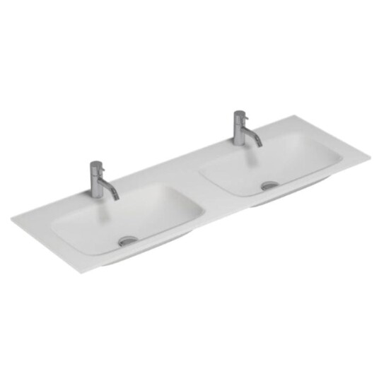 Dansani Calidris Form Måltilpasset D40cm Hvit Matt 220cm Dobbel