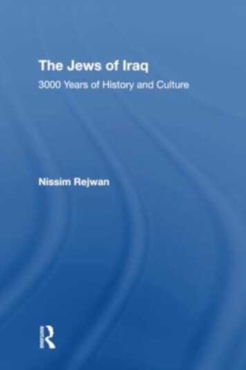 The Jews Of Iraq 3000 Years Of History And Culture
