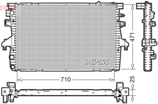 Radiator DENSO DRM32039 Radiator DENSO DRM32039