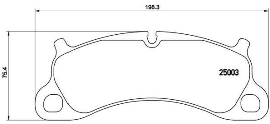 Bremseklosser BREMBO P 65 025