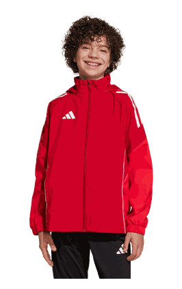 Adidas Tiro 25 Competition All-Weather Jacket, jakke, junior Red 140
