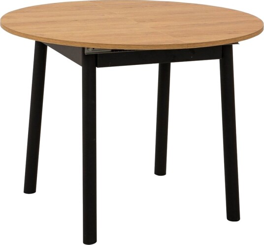 Oliver Spisebord 100 cm - Eik/Svart