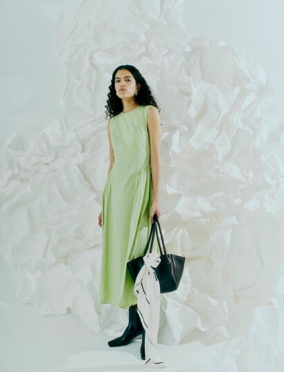 Copenhagen Muse Cmpoppi Dress Green L Copenhagen Muse Cmpoppi Dress Green L